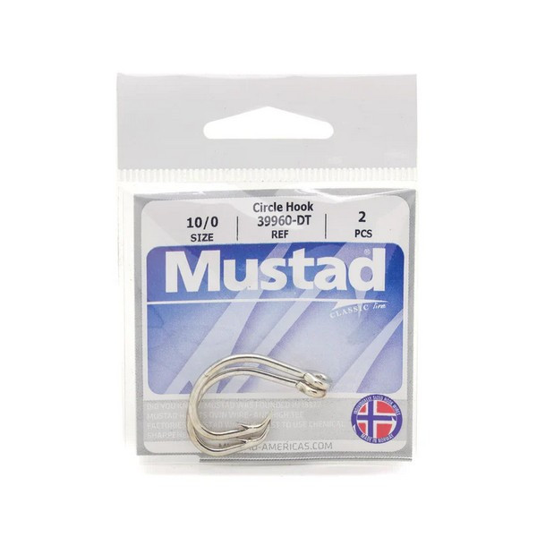 MUSTAD TUNA CIRCLE HOOKS 10/0 3DB/CSOMAG