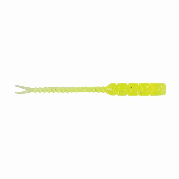 MUSTAD AJI HELLGRAMITE 2'' CLEAR CHARTREUSE 12DB/CSOMAG