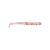 MUSTAD AJI PADDLE TAIL 2'' UV CLEAR RED GLITTER 12DB/CSOMAG