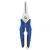 MUSTAD 5.5" HD 420 STAINLESS STEEL, SPRING ASSIST SCISSORS BLUE