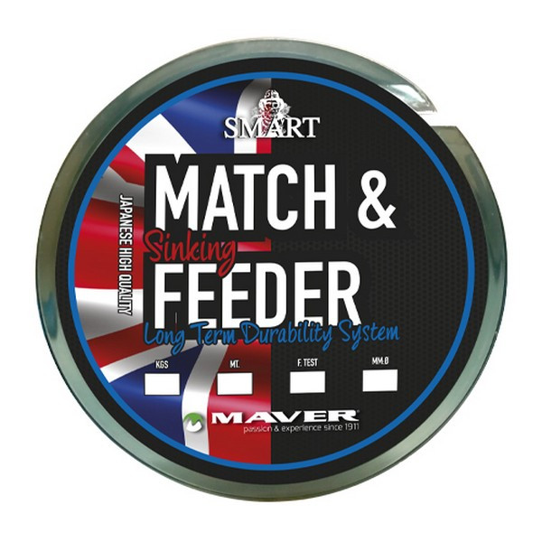 MAVER MONOFILAMENT MATCH&FEEDER SINKING 600M 0,166MM