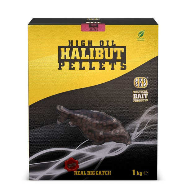 SBS HIGH OIL HALIBUT PELLETS FISH 1 KG 6 MM