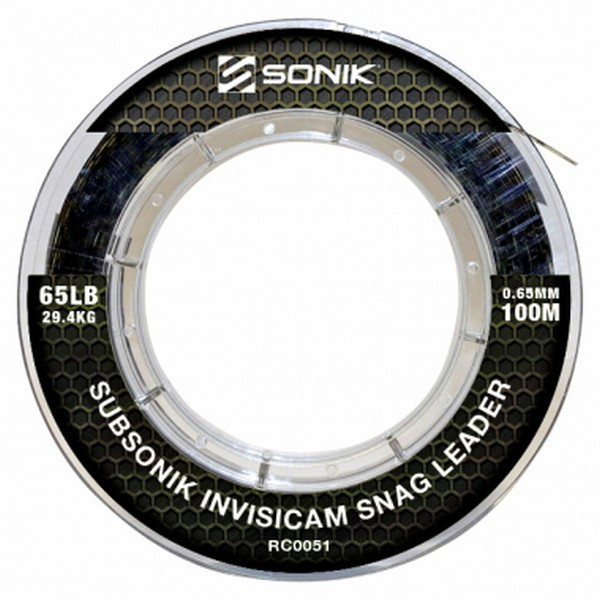 SONIK SUBSONIK INVISICAM SNAG LEADER 100 M 65LBS (0,65)