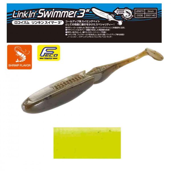 TIEMCO LINKIN SWIMMER 3" 7.6cm Color 166