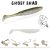 GHOST SHAD 10cm WHITE/SILVER