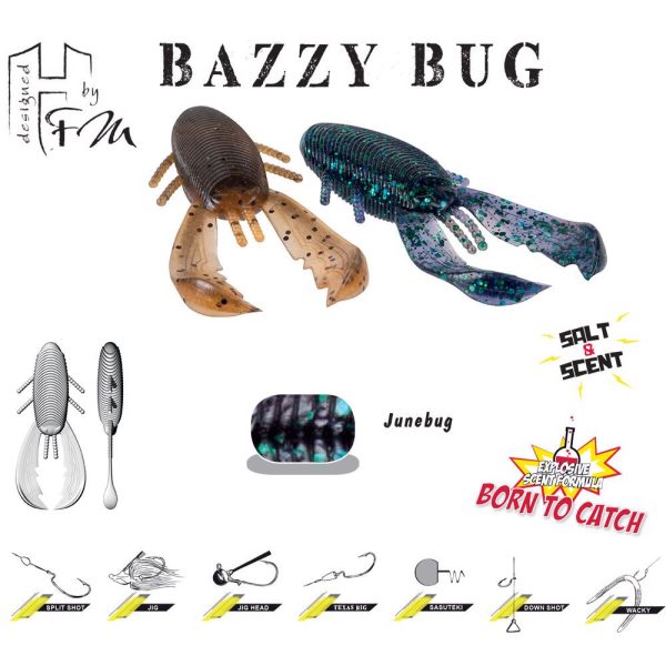 BAZZY BUG 3.2" 8cm Junebug