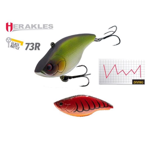 BLAZE RATTLE 73R S 7.3cm 17gr Red Craw