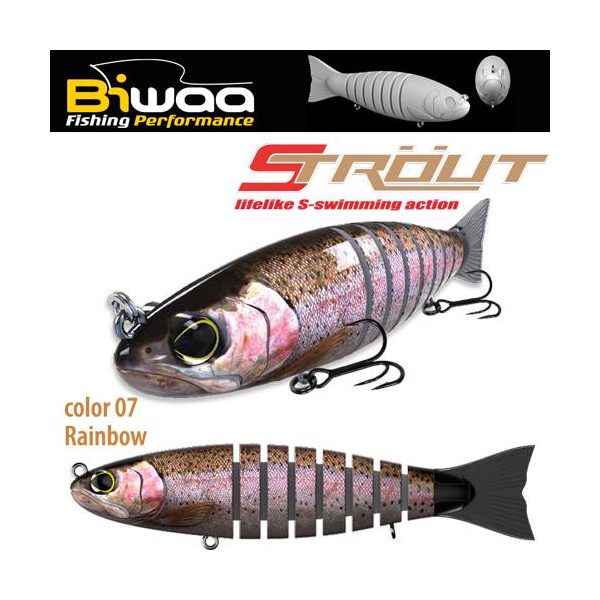 SWIMBAIT STROUT 5.5" 14cm 29gr 07 Rainbow