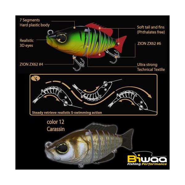 SWIMBAIT SEVEN S5" 13cm 34gr 12 Carassin