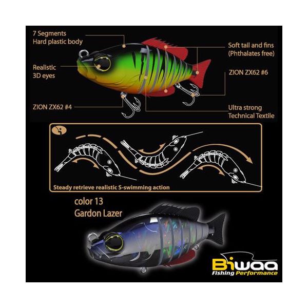 SWIMBAIT SEVEN S5" 13cm 34gr 13 Gardon Laser