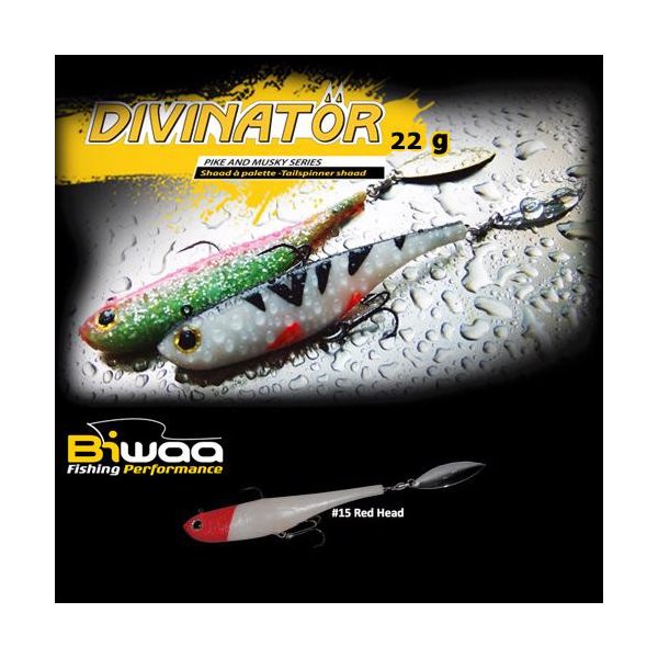 DIVINATOR MEDIUM 18cm 35gr 15 Red Head