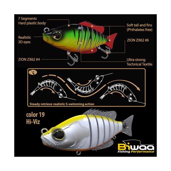 SWIMBAIT SEVEN S5" 13cm 34gr 19 Hi-Viz