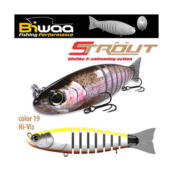 SWIMBAIT STROUT 5.5" 14cm 29gr 19 Hi-Viz