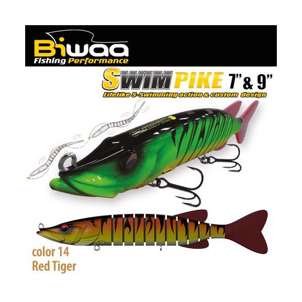 SWIMPIKE SS 7" 18cm 26gr 14 Red Tiger