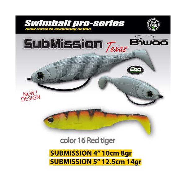 SUBMISSION 4" 10cm 16 Red Tiger