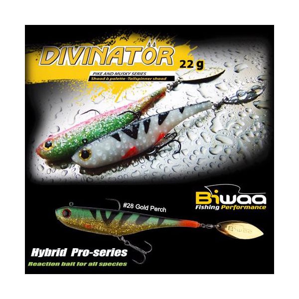 DIVINATOR MEDIUM 18cm 35gr 30 Silver Zander