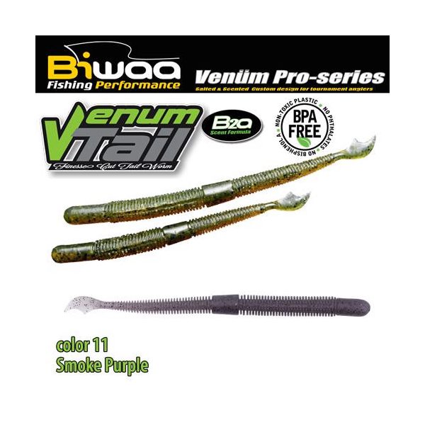 VENUM TAIL 4" 10cm 11 Smoke Purple