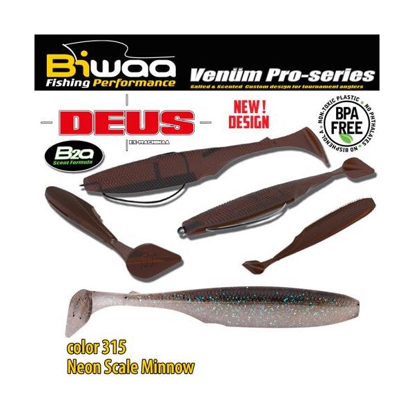 DEUS 3" 7.5cm 315 Neon Scale Minnow