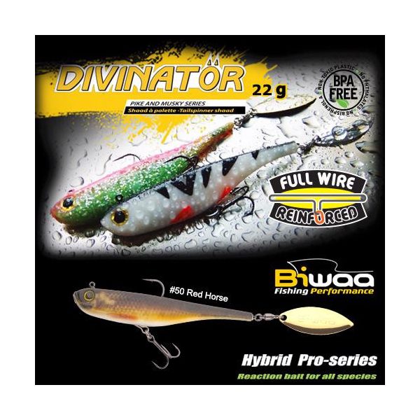 DIVINATOR MEDIUM 18cm 35gr 50 Red Horse