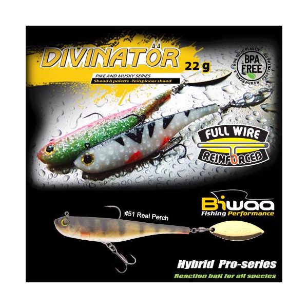 DIVINATOR MEDIUM 18cm 35gr 51 Real Perch