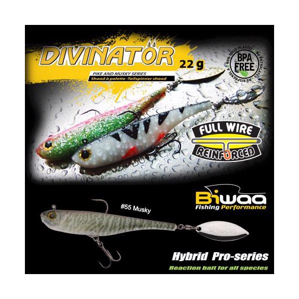 DIVINATOR MEDIUM 18cm 35gr 55 Musky