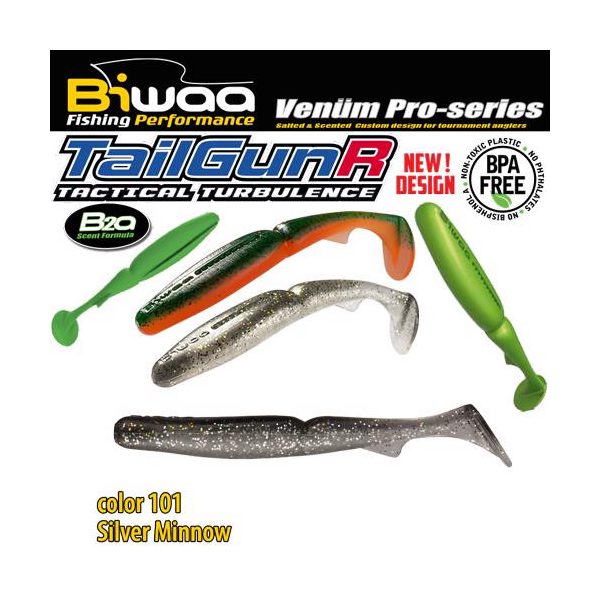 TAILGUNR 2.5" 6.5cm 101 Silver Minnow