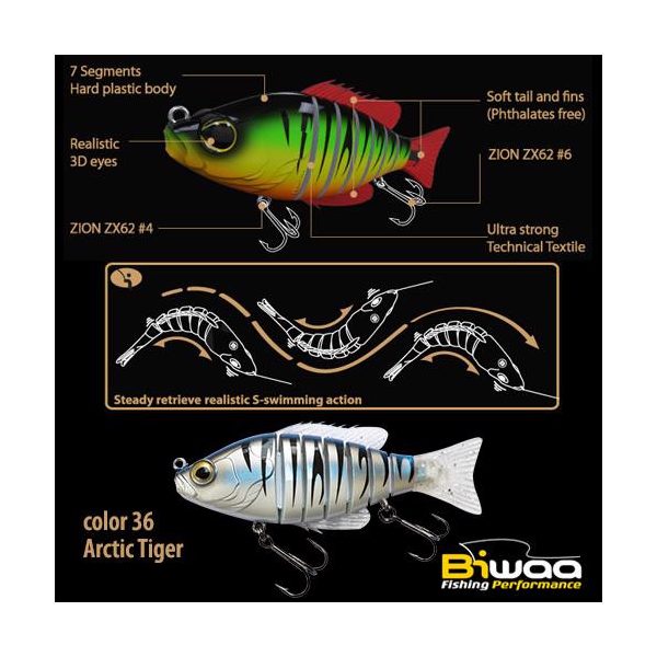 SWIMBAIT SEVEN S6" 15cm 60gr 36 Arctic Tiger