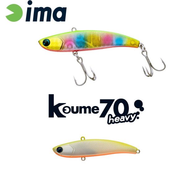 IMA KOUME VIBRATION 70 HEAVY 70mm 18gr 102 Chart Back Pearl