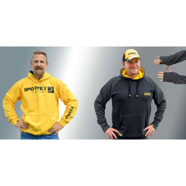 SPORTEX HOODIE ANTRACIT/SZÜRKE L