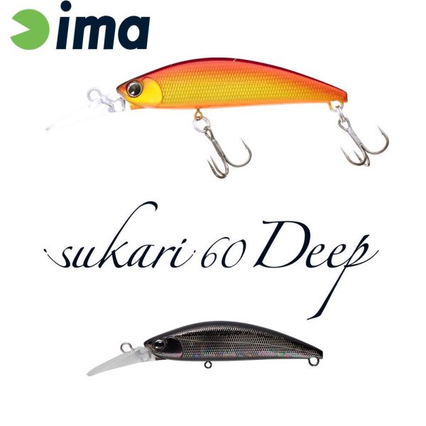 IMA SUKARI 60 DEEP 60mm 8gr 012 Titanium Black