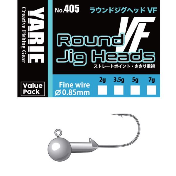 Yarie Jespa JIG FEJ YARIE 405 ROUND VF FINE WIRE 1/0 2.0gr