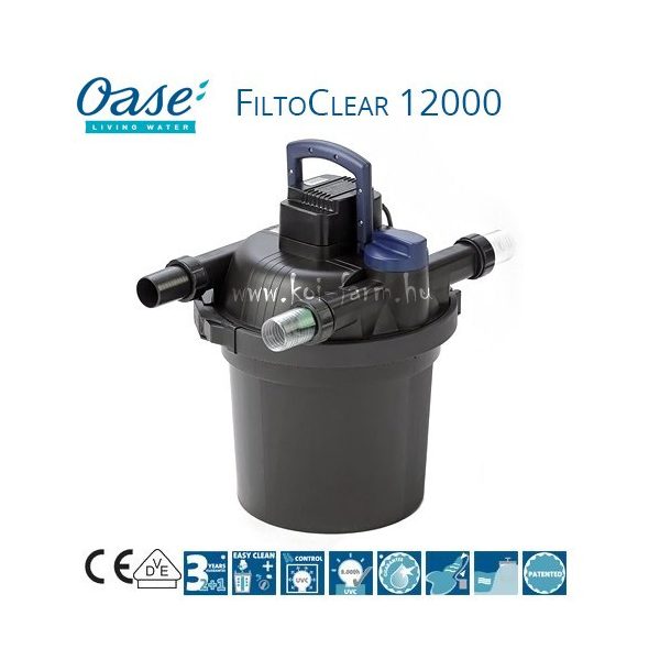 Oase FiltoClear 12000 nyomásszűrő UVC előtisztítóval