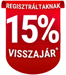 Regisztráltjainknak 15% visszajár horgásztermékeink árából